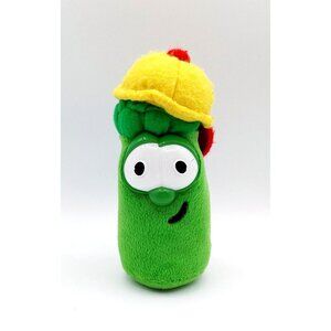 C.R. Gibson  Big Idea Veggie Tales Plush Stuffed Toy Junior Jr Asparagus 8”